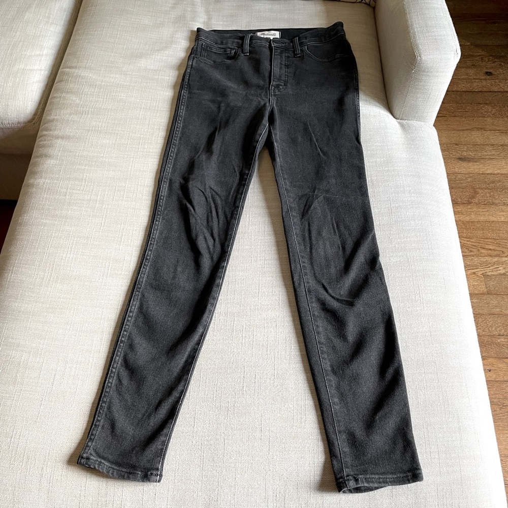 Madewell black skinny jeans
